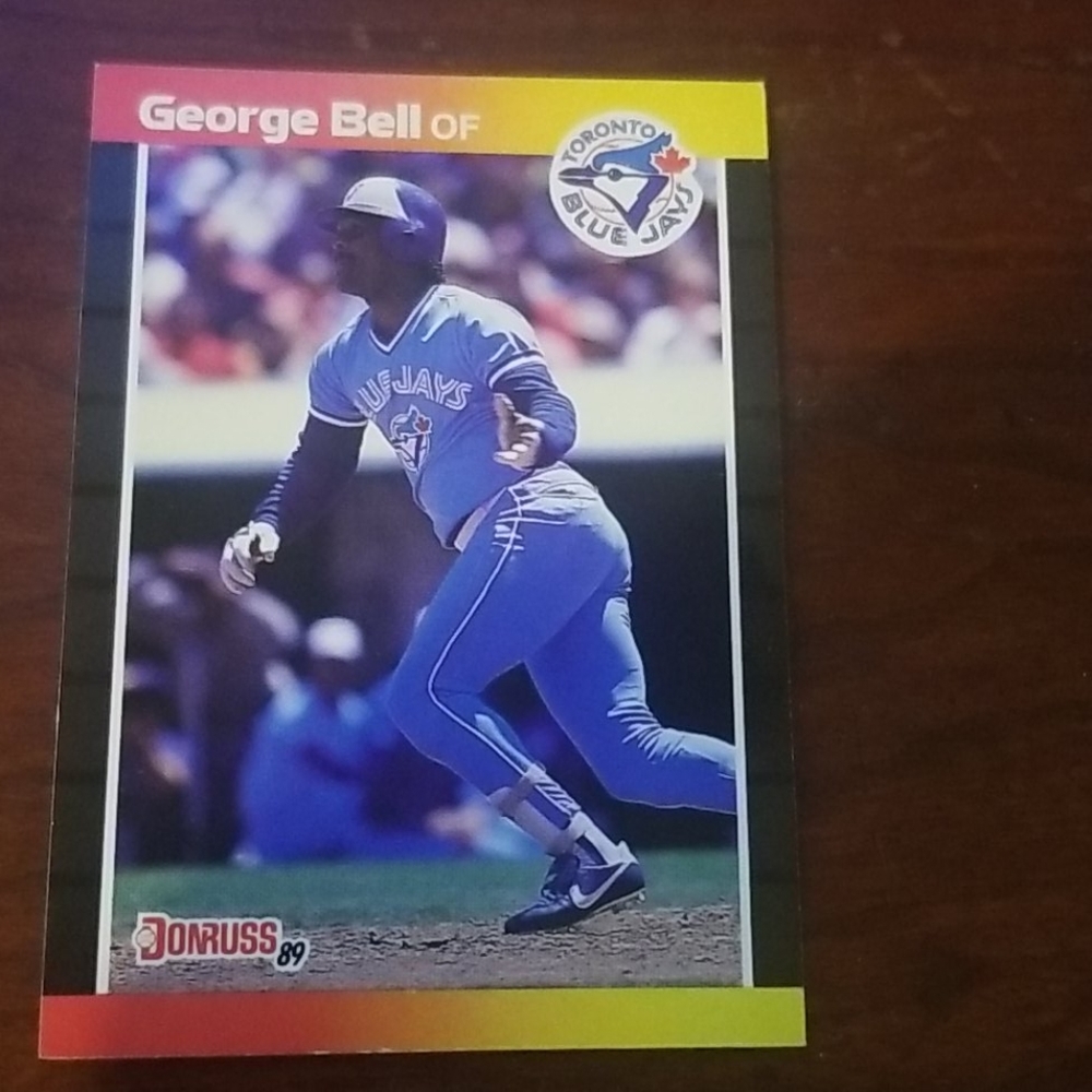 George bell 1989 donruss card